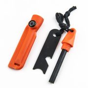 Огниво выживания 6-в-1 оранжевый