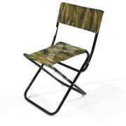 Стул туристич. «СЛЕДОПЫТ» складной со спин.,мал. 320х340х580мм,труба сталь 16х1мм(камыш.)/5/