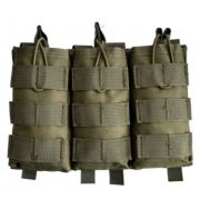 Подсумок открытый на 3 магазина олива