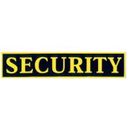 Нашивка на спину SECURITY пластик