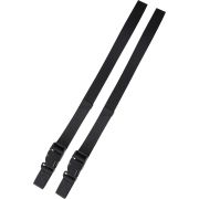 Крепежная стропа 25 мм с фастексом Duraflex 120 см 2 шт. черный