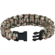 Браслет из паракорда XL пластиковая пряжка woodland Track